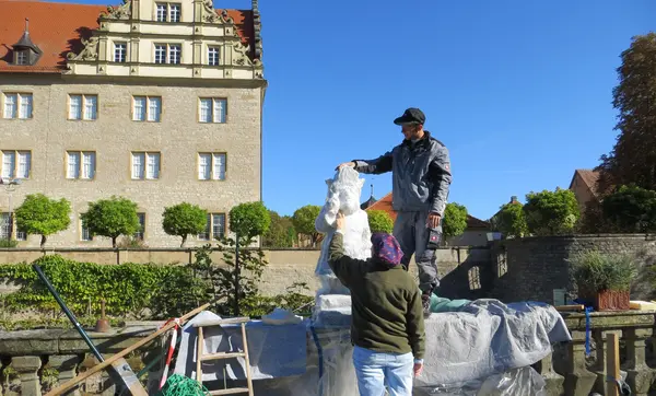 Foto: Staatliche Schlösser und Gärten Baden-Württemberg, Özkan Schloss und Schlossgarten Weikersheim, Zwergengalerie Rekonstruktion